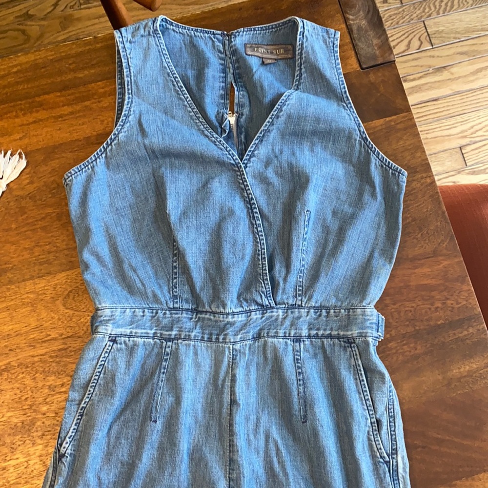 Point Sur / J Crew denim jumpsuit